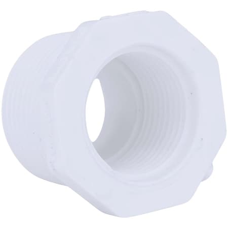 Charlotte Pipe And Foundry 1 In. MPT x 3/4 In. FPT Schedule 40 PVC Bushing PVC 02112 2000HA